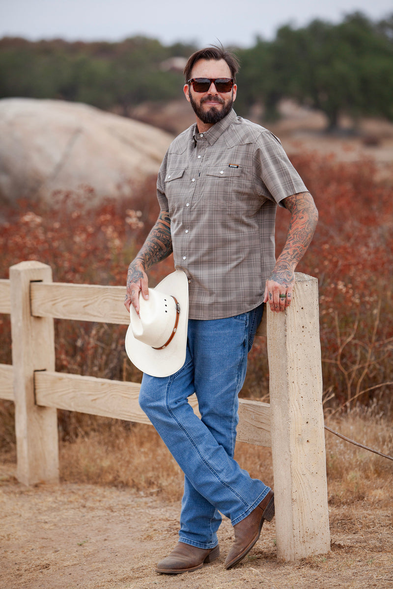 Load image into Gallery viewer, Deke SS Shirt - Beluga Brown