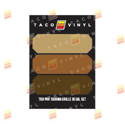Load image into Gallery viewer, Taco Vinyl Pro Grille Decals