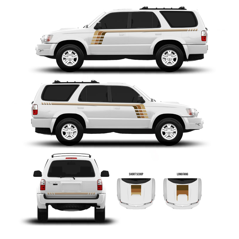 Load image into Gallery viewer, 1996-2002 & 2003-2009 4Runner Checkered Stripe Kit