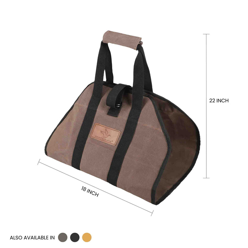 Load image into Gallery viewer, Diamond Shape Canvas Firewood Log Carriers