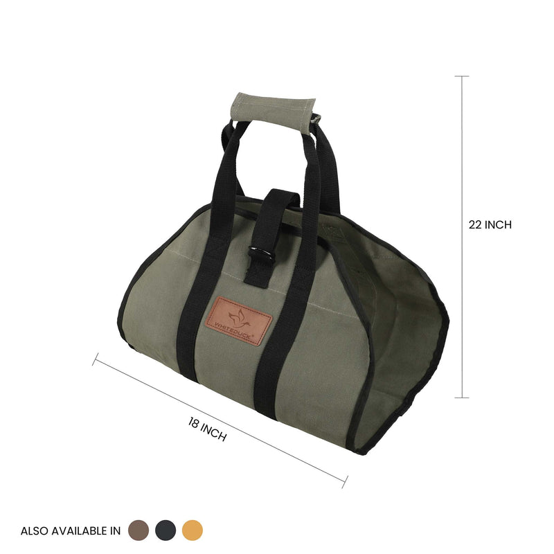 Load image into Gallery viewer, Diamond Shape Canvas Firewood Log Carriers