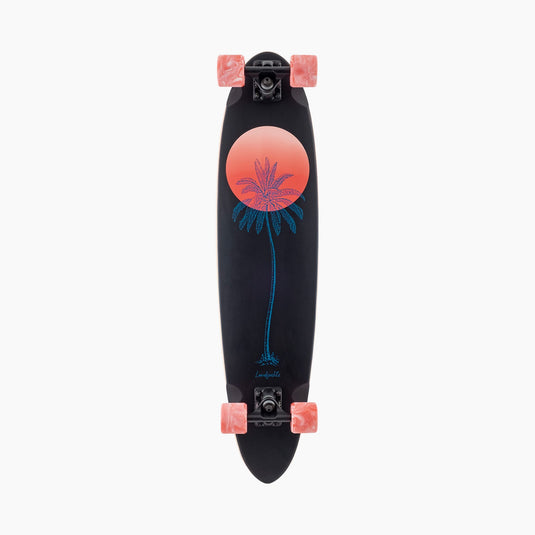 Landyachtz Dipper Black Palm Longboard Complete