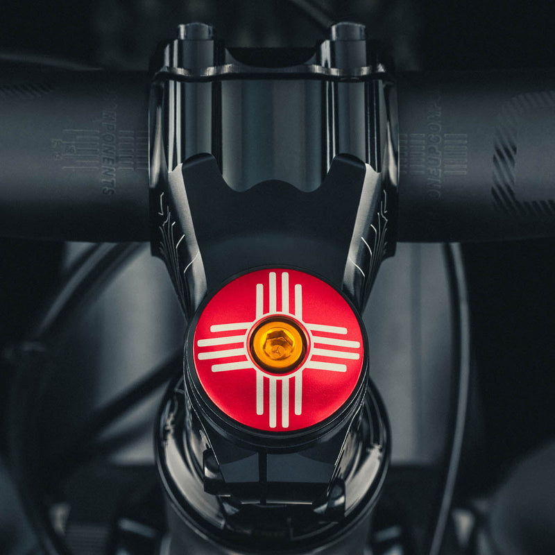 Load image into Gallery viewer, Zia New Mexico Bicycle Headset Cap