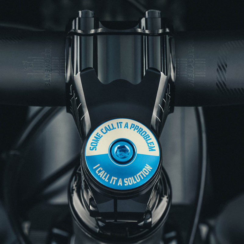 Load image into Gallery viewer, Some Call It A Problem I Call It A Solution Bicycle Headset Cap