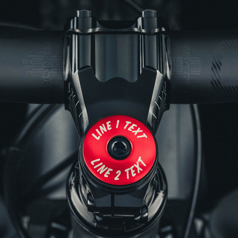 Load image into Gallery viewer, You Say It Best - Custom Text Bicycle Headset Cap