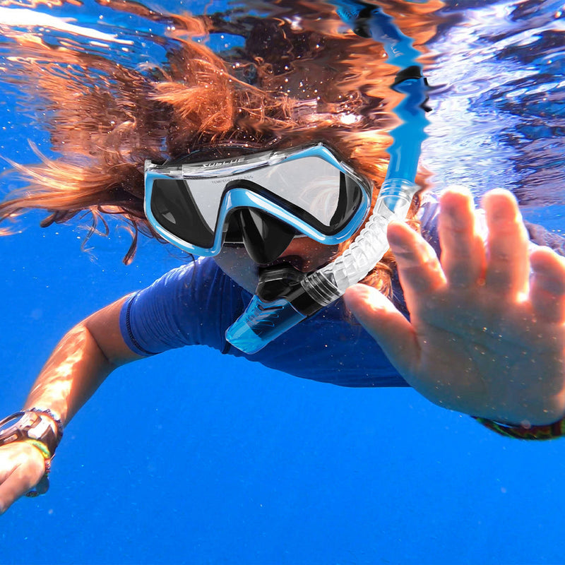 Load image into Gallery viewer, Dive Mask + Snorkel Set