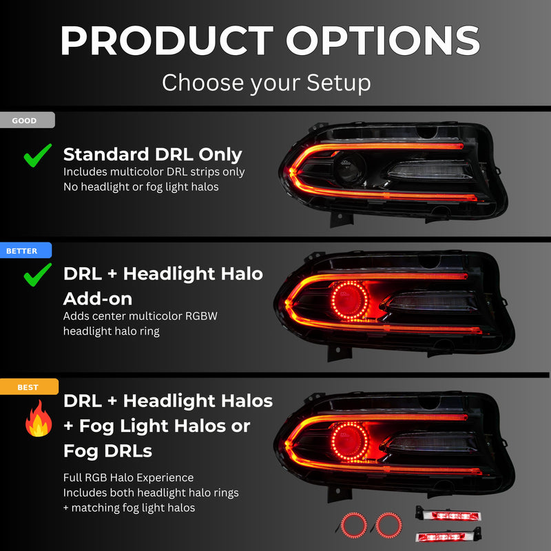 Load image into Gallery viewer, Dodge Charger RGBWA DRL Boards (2015-2024)
