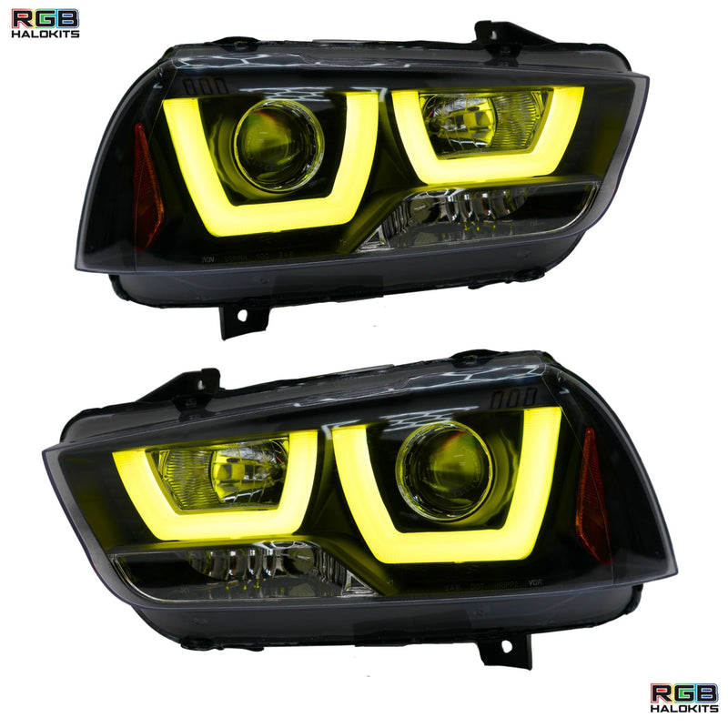 Load image into Gallery viewer, Dodge Charger Spec-D Multicolor Flow DRL Boards (2011-2014)