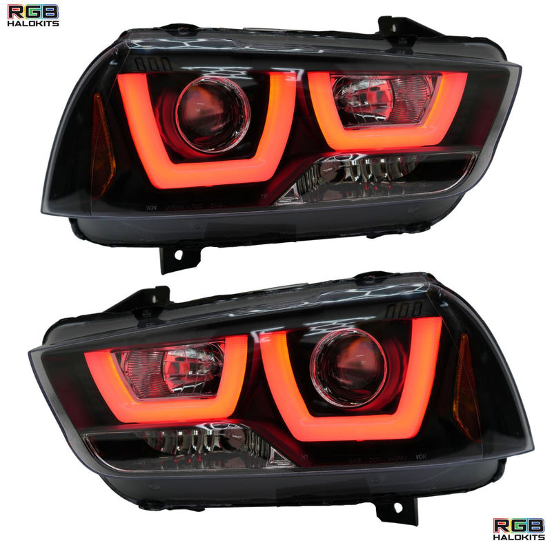 Load image into Gallery viewer, Dodge Charger Spec-D Multicolor Flow DRL Boards (2011-2014)