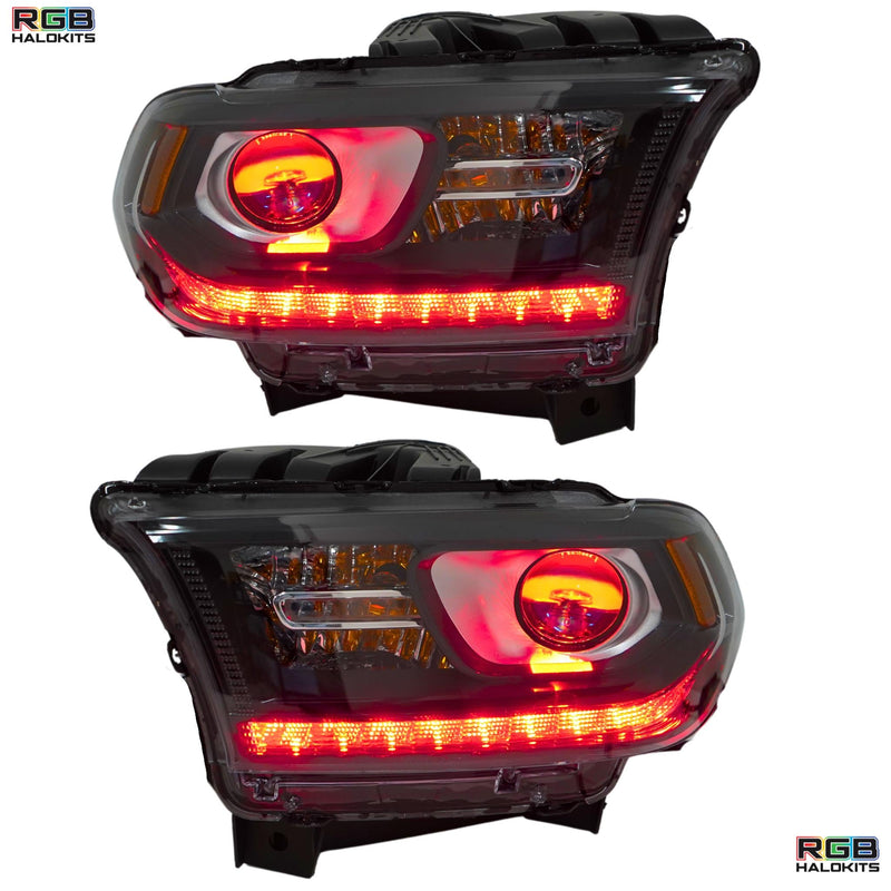 Load image into Gallery viewer, Dodge Durango Multicolor Flow Series DRL Boards (2014-2020)