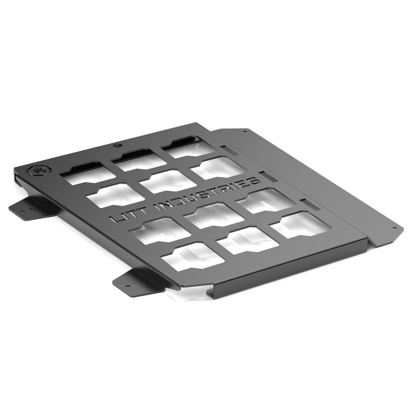 Load image into Gallery viewer, Litt Industries heavy duty milwaukee packout mount rzr general rgr driver and passenger side toolbox mount Polaris RZR General aisi cold rolled carbon steel the best toolbox mounts