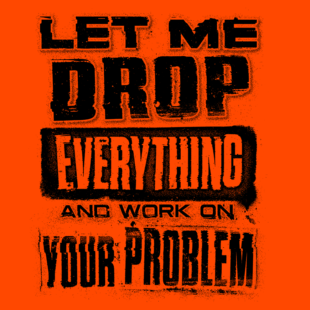 Drop Everything - Safety Yellow Pocket T-Shirt