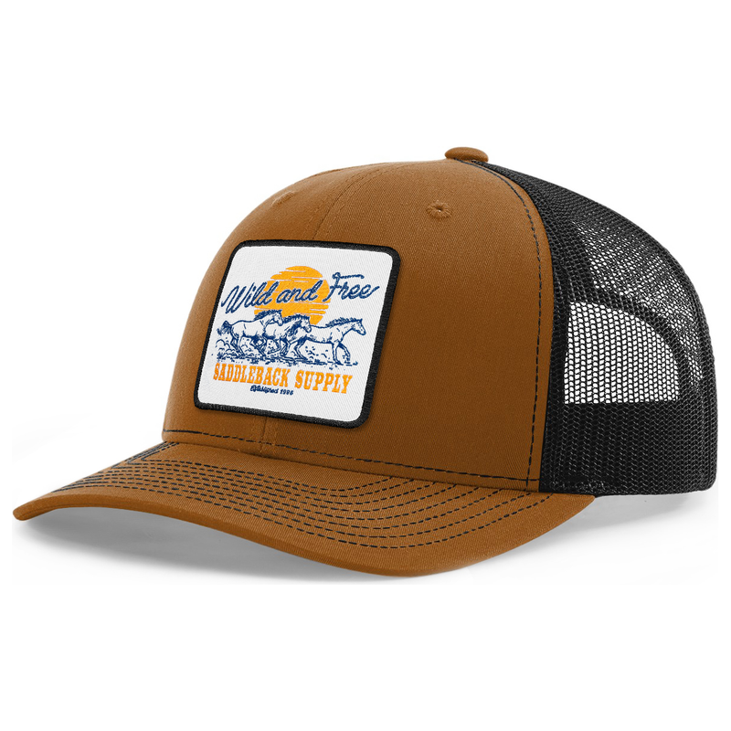Load image into Gallery viewer, Wild and Free Patch Snapback