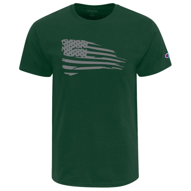 Load image into Gallery viewer, Distressed Flag Champion Adult Heritage Jersey Tee