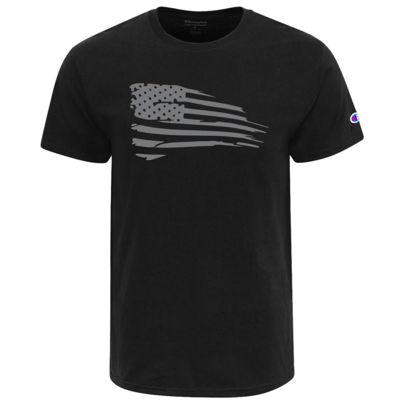 Load image into Gallery viewer, Distressed Flag Champion Adult Heritage Jersey Tee