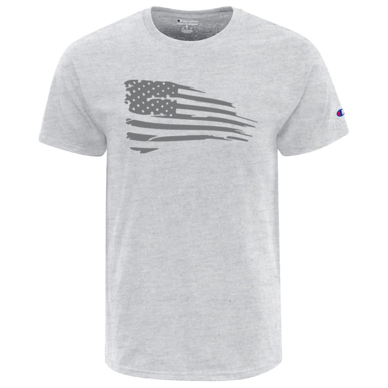 Load image into Gallery viewer, Distressed Flag Champion Adult Heritage Jersey Tee