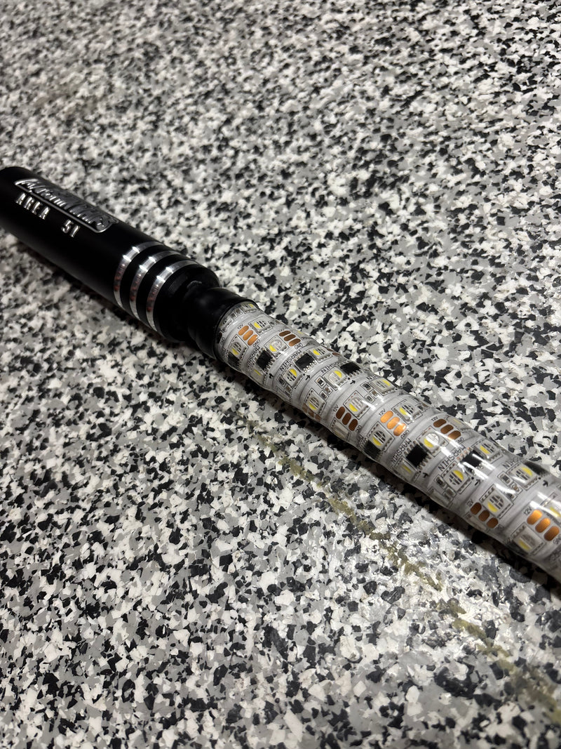 Load image into Gallery viewer, Marshin Whips Area 51 LED Whips: Carbon Fiber & Hidden Cables