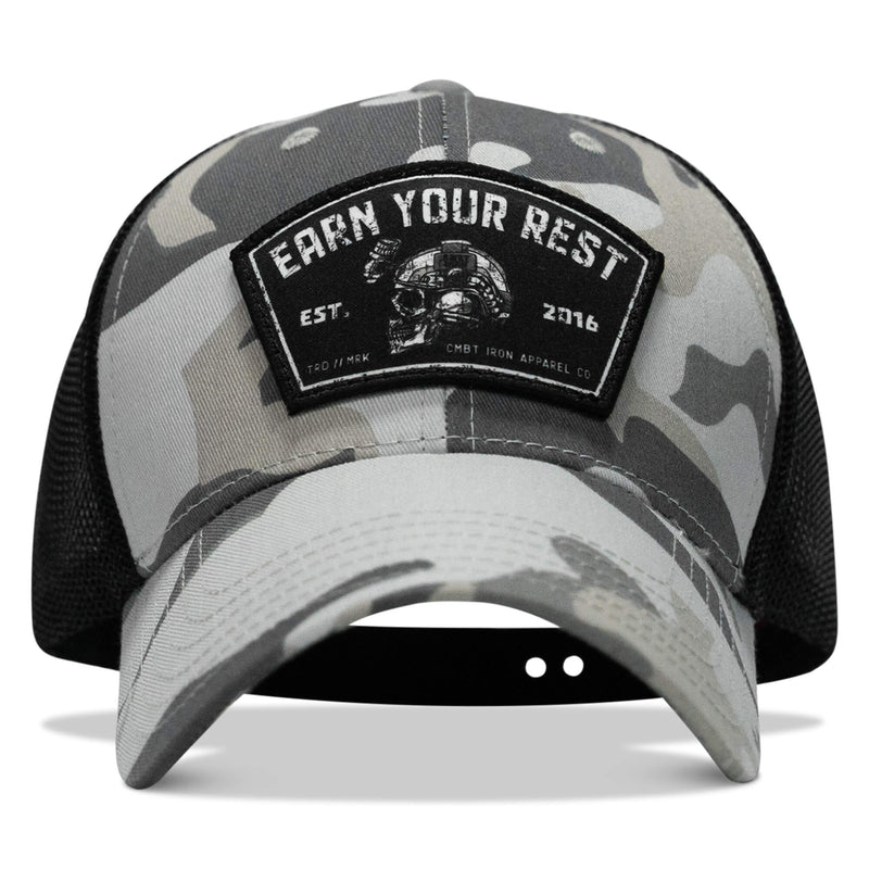 Load image into Gallery viewer, Earn Your Rest Patch Snapback Hat