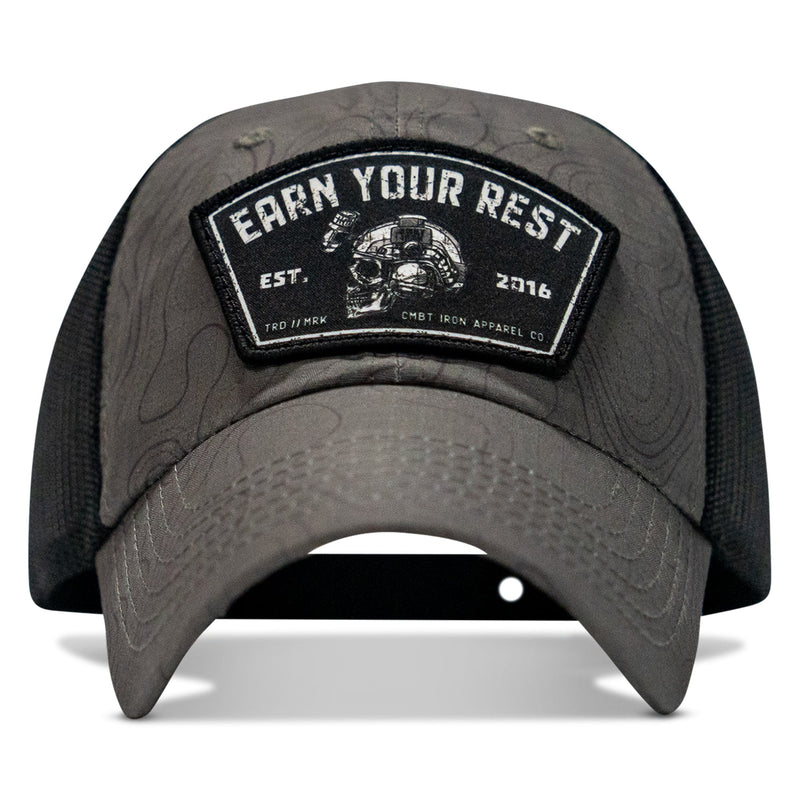 Load image into Gallery viewer, Earn Your Rest Patch Tactical Ripstop Mesh Snapback Hat