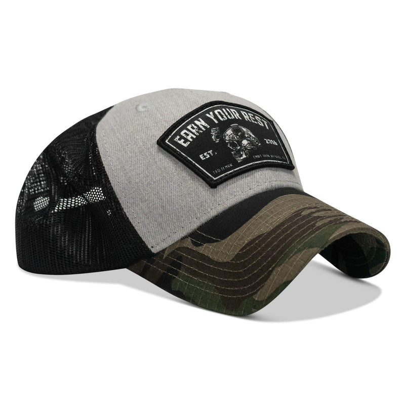 Load image into Gallery viewer, Earn Your Rest Patch Original Ripstop Snapback Hat