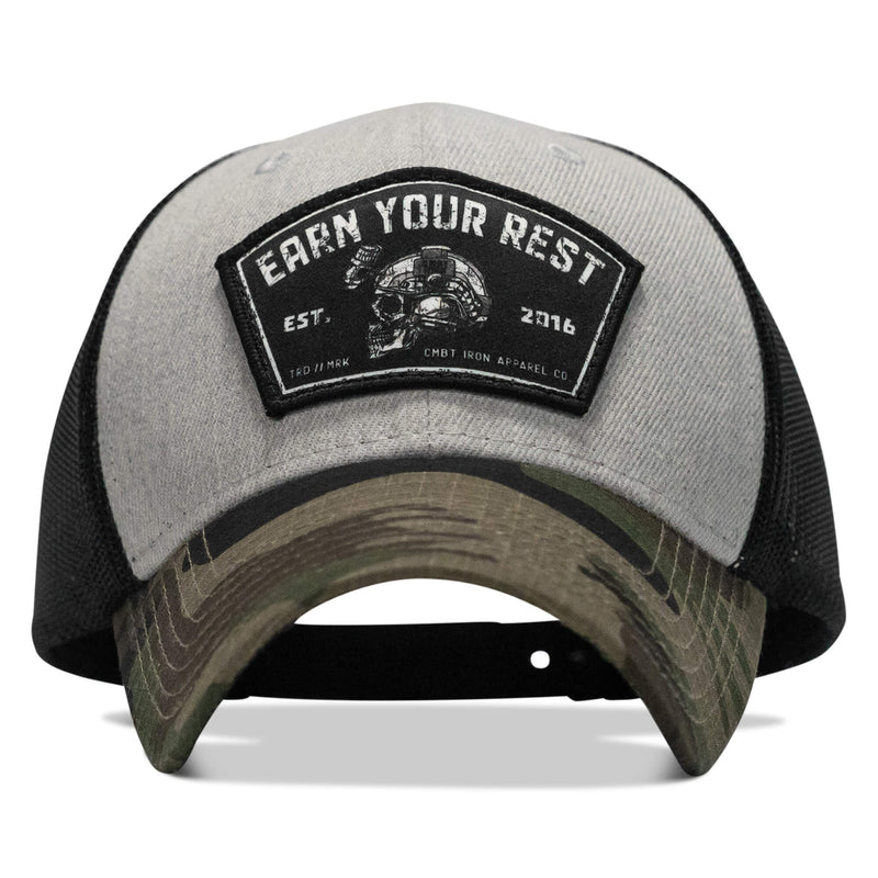 Load image into Gallery viewer, Earn Your Rest Patch Original Ripstop Snapback Hat