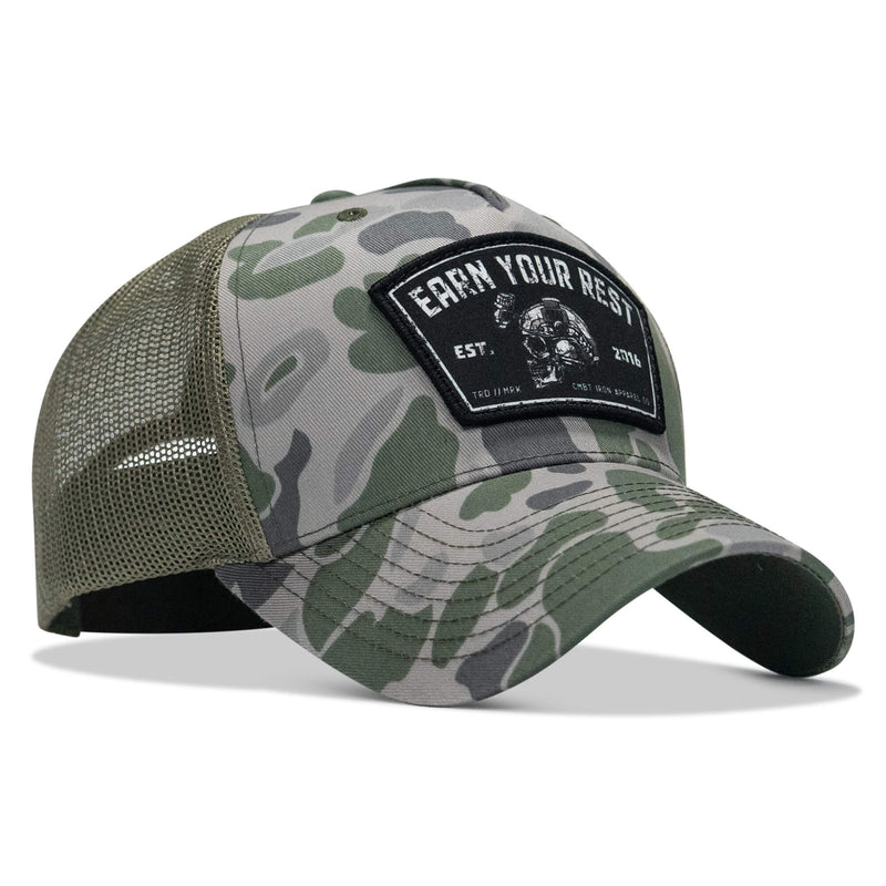 Load image into Gallery viewer, Earn Your Rest Patch Snapback Hat