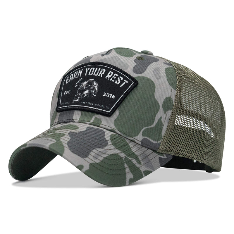 Load image into Gallery viewer, Earn Your Rest Patch Snapback Hat