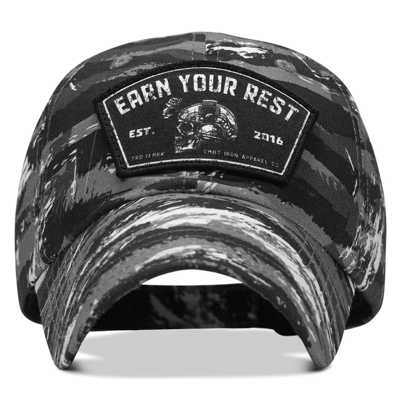 Load image into Gallery viewer, Earn Your Rest Patch Tactical Ripstop Mesh Snapback Hat