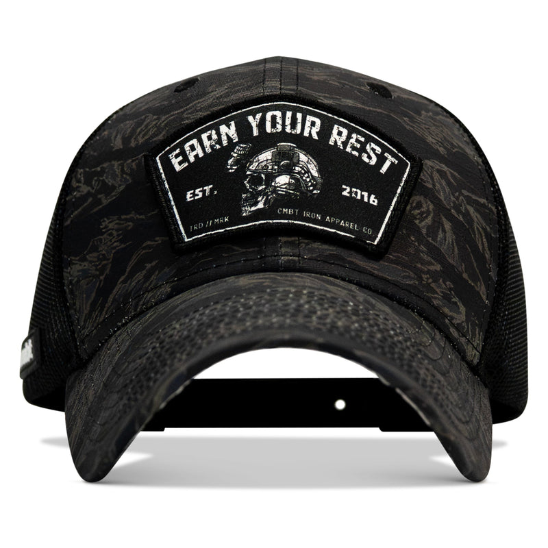 Load image into Gallery viewer, Earn Your Rest Patch Original Ripstop Snapback Hat