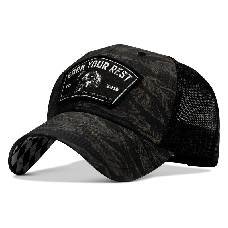 Load image into Gallery viewer, Earn Your Rest Patch Original Ripstop Snapback Hat