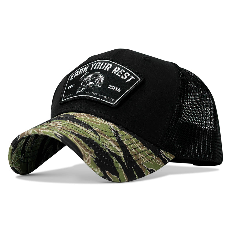 Load image into Gallery viewer, Earn Your Rest Patch Original Ripstop Snapback Hat