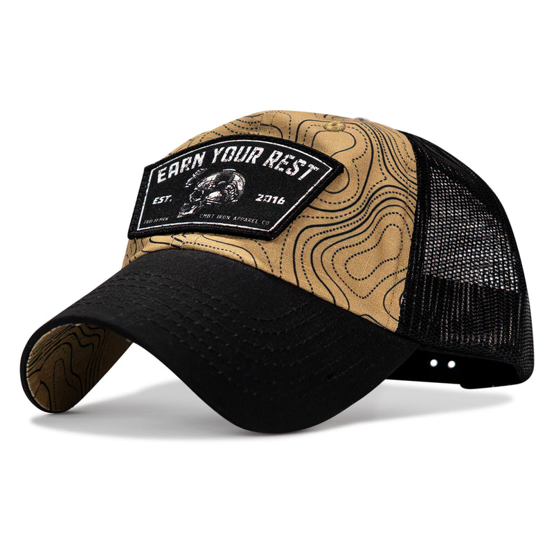 Load image into Gallery viewer, Earn Your Rest Patch Tactical Ripstop Mesh Snapback Hat