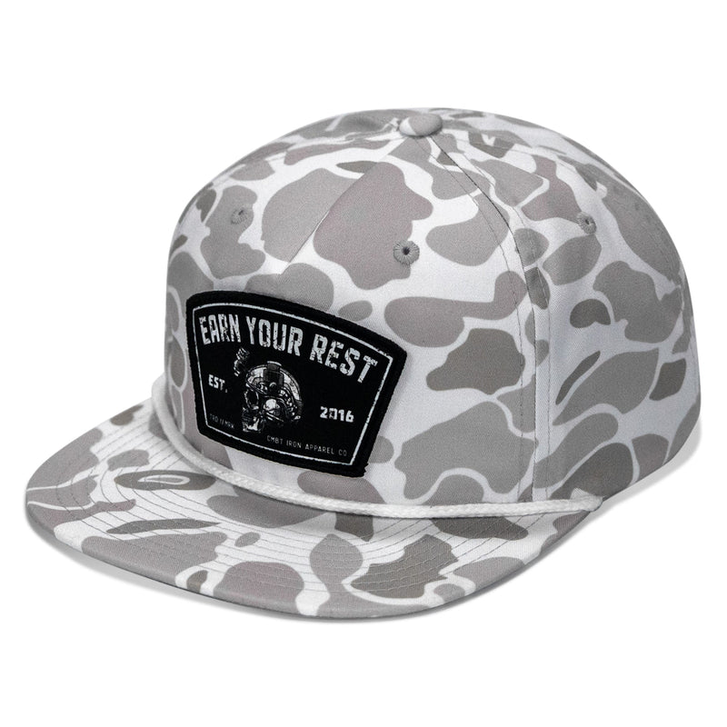 Load image into Gallery viewer, Earn Your Rest Patch Flatbill Hat