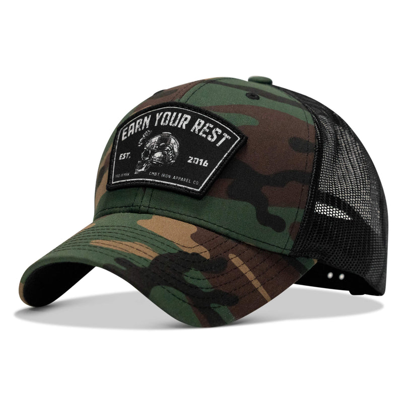 Load image into Gallery viewer, Earn Your Rest Patch Snapback Hat