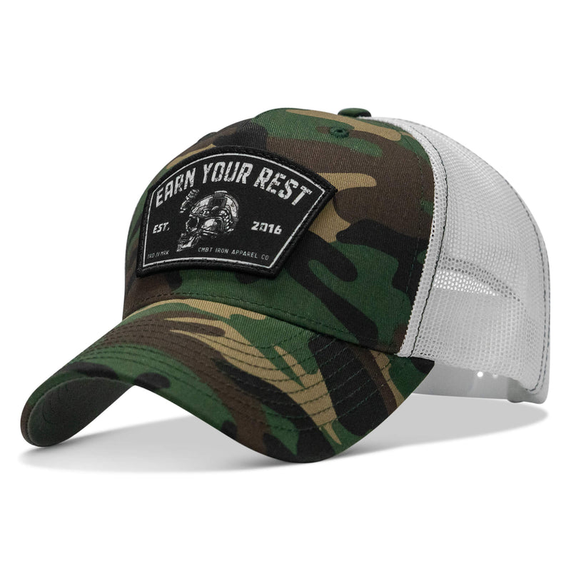 Load image into Gallery viewer, Earn Your Rest Patch Snapback Hat