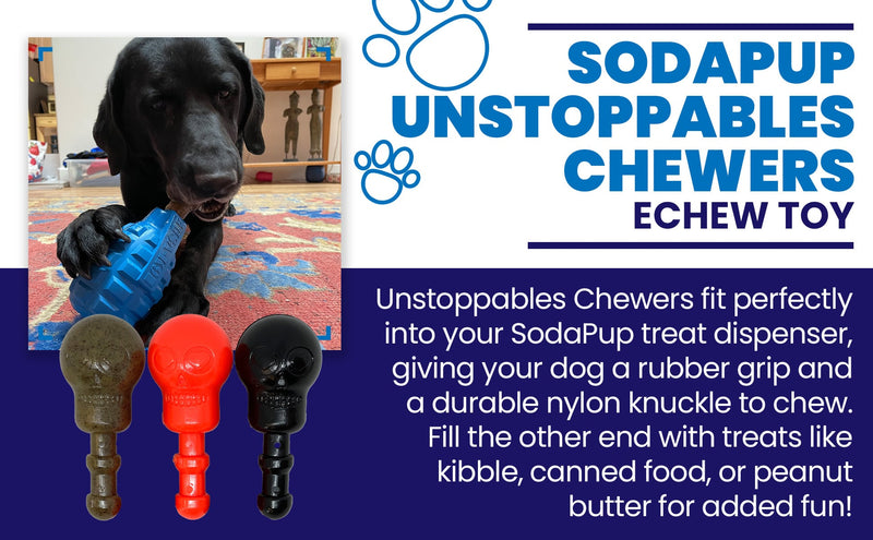 Load image into Gallery viewer, Unstoppables Chewers for SodaPup Rubber Treat Dispensers - 3 Pack
