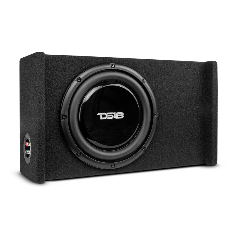 Load image into Gallery viewer, 10" Loaded Shallow Down Fire Subwoofer Enclosure 300 Watts Rms