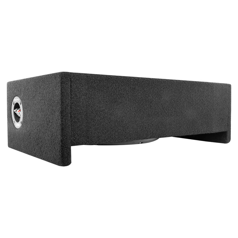Load image into Gallery viewer, 10" Loaded Shallow Down Fire Subwoofer Enclosure 300 Watts Rms