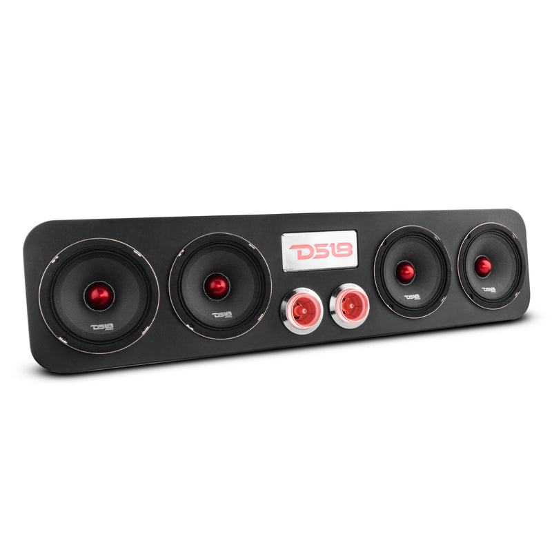 Load image into Gallery viewer, 28" High Density ABS Universal Enclosure 4 x 5.25" and 2 x 2.3" Tweeters (Speakers Not Included)