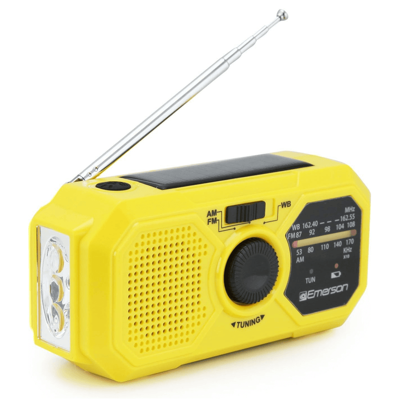 Load image into Gallery viewer, Emerson Emergency AM / FM Radio with Weather Band / Flashlight / Power Bank
