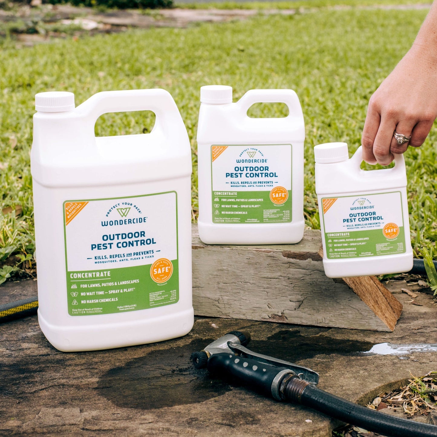 Mosquito Yard Spray Refill Starter Kit with Natural Essential Oils