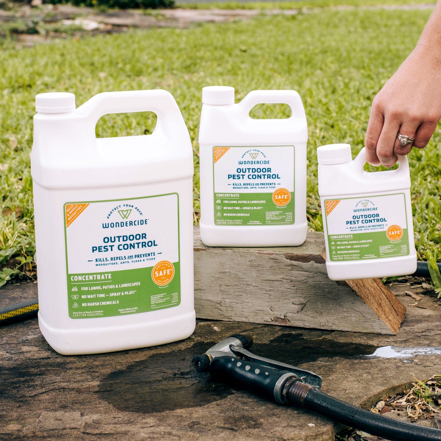 Mosquito Yard Spray Refill Starter Kit with Natural Essential Oils