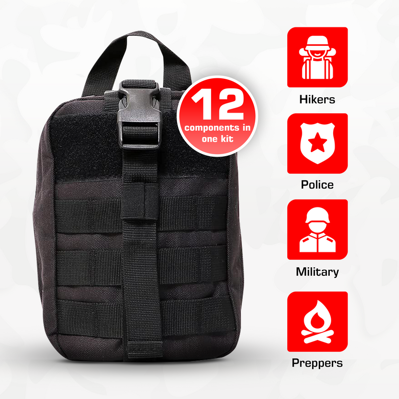 Load image into Gallery viewer, Premium Trauma IFAK Compact Kit with CAT Tourniquet & Chest Seals