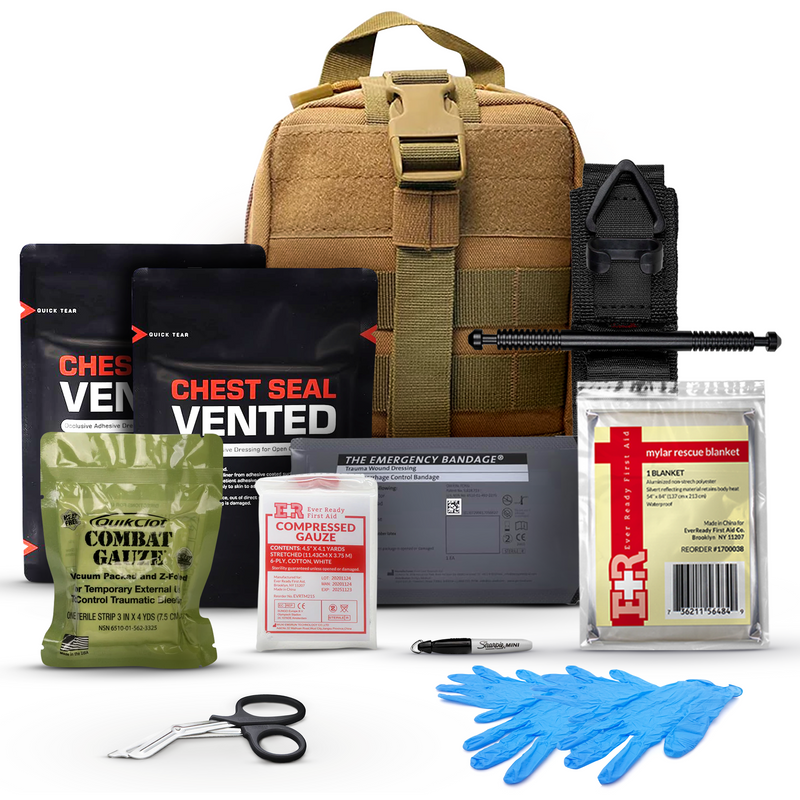 Load image into Gallery viewer, Premium Trauma IFAK Compact Kit with CAT Tourniquet & Chest Seals