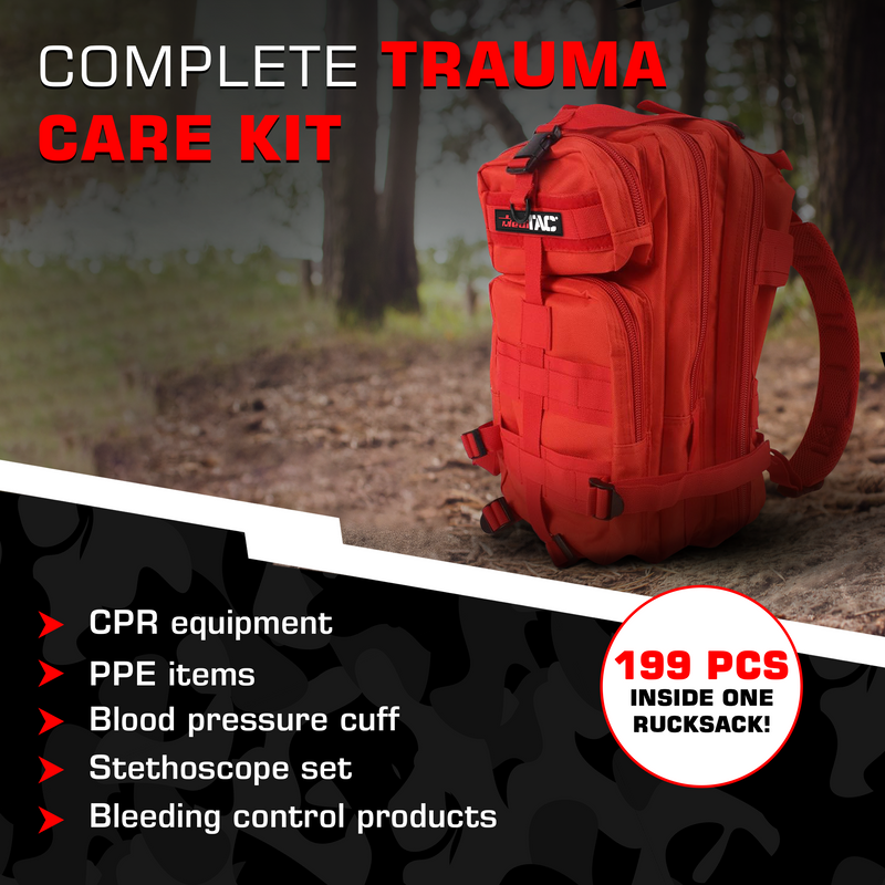 Load image into Gallery viewer, Fully Stocked Rucksack Assault Trauma Tactical IFAK Kit