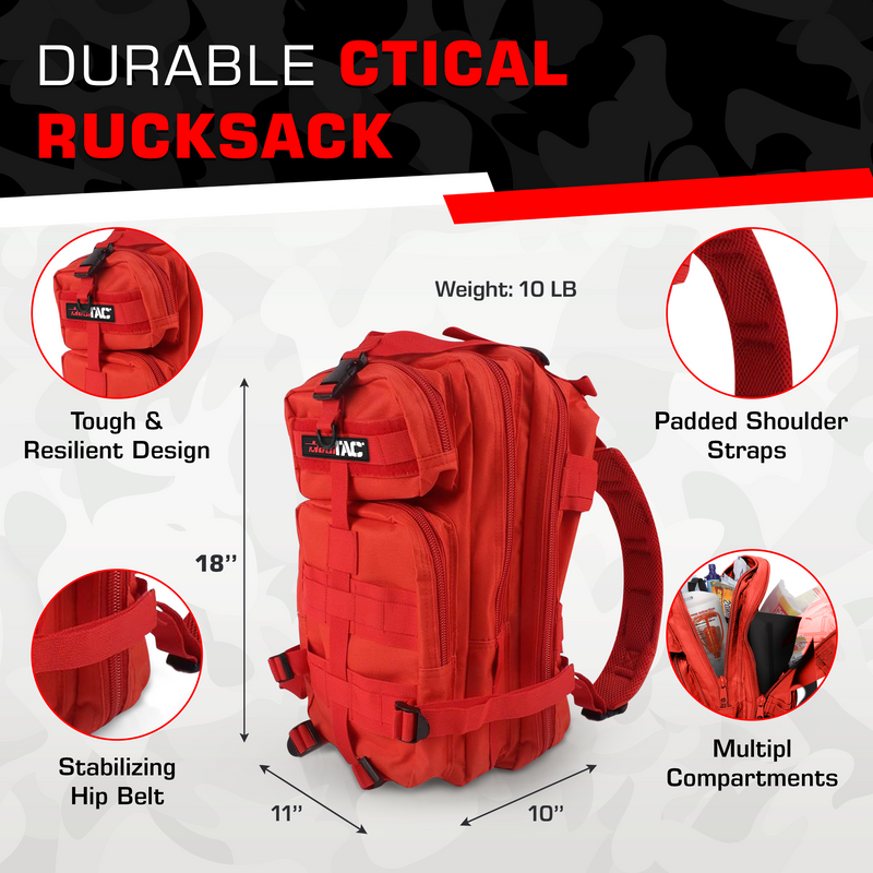 Load image into Gallery viewer, Fully Stocked Rucksack Assault Trauma Tactical IFAK Kit