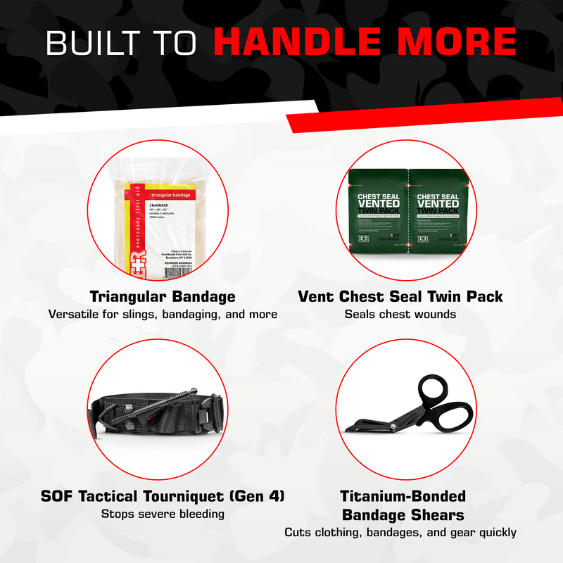 Load image into Gallery viewer, Premium IFAK Trauma Kit – Trauma Pak, Chest Seal & Tourniquet