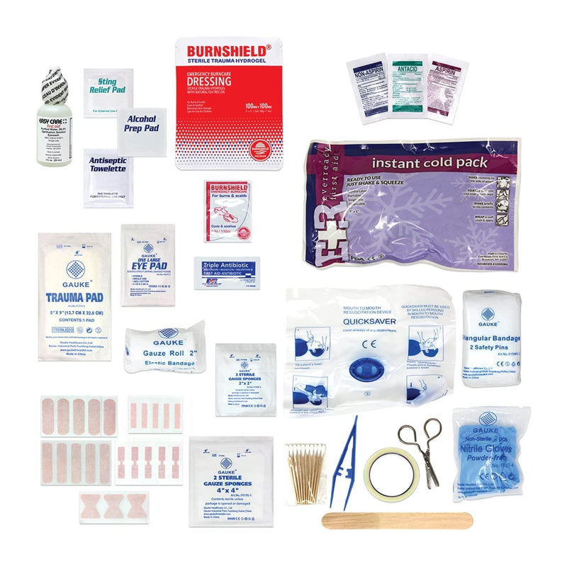 Load image into Gallery viewer, 100 Person OSHA/ANSI Compliant First Aid Kit