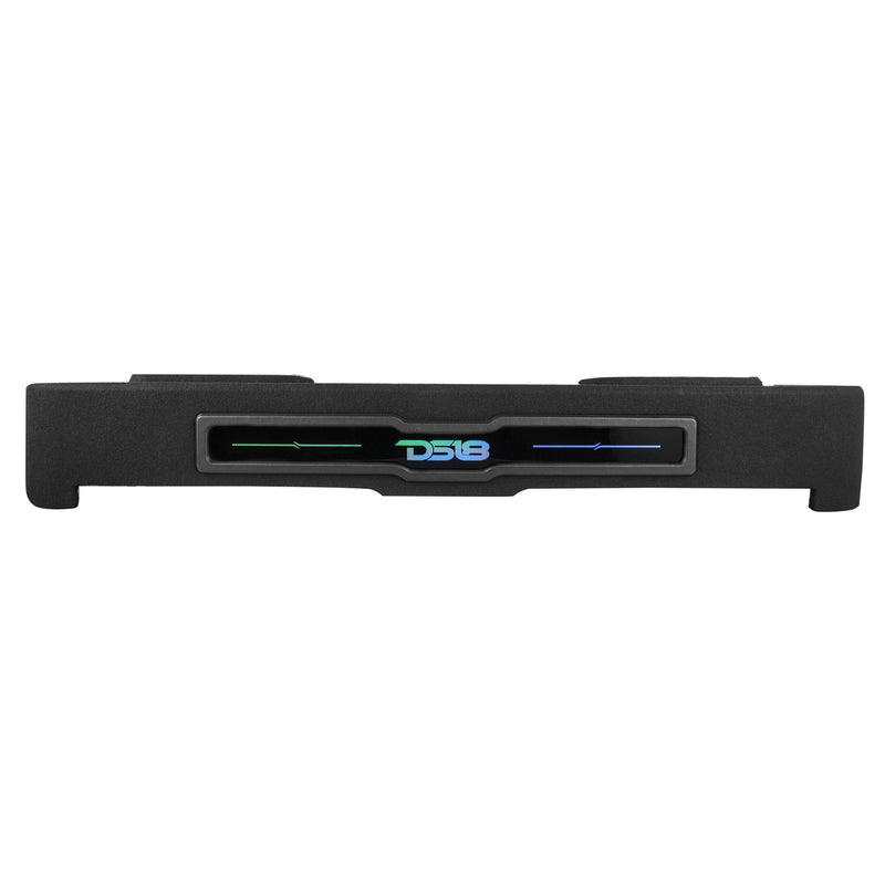 Load image into Gallery viewer, Chevy Silverado Down Firing Loaded Subwoofer Enclosure with Dream LED Lights, Amplifier and Wiring Kit