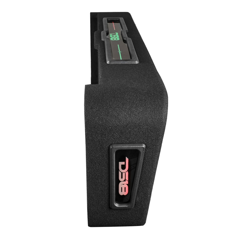 Load image into Gallery viewer, Chevy Silverado Down Firing Loaded Subwoofer Enclosure with Dream LED Lights, Amplifier and Wiring Kit